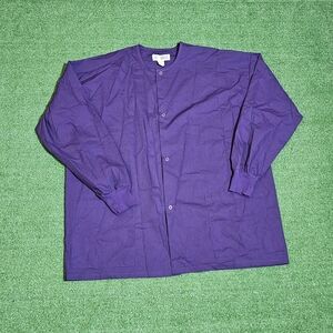 Purple Scrub Jacket XL